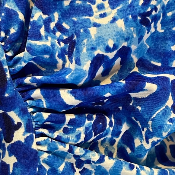 One Piece Swimsuit in Royal Blue & White Size 10 - Picture 5 of 13